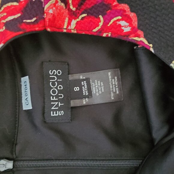 Floral and Black Dress - Picture 5 of 6